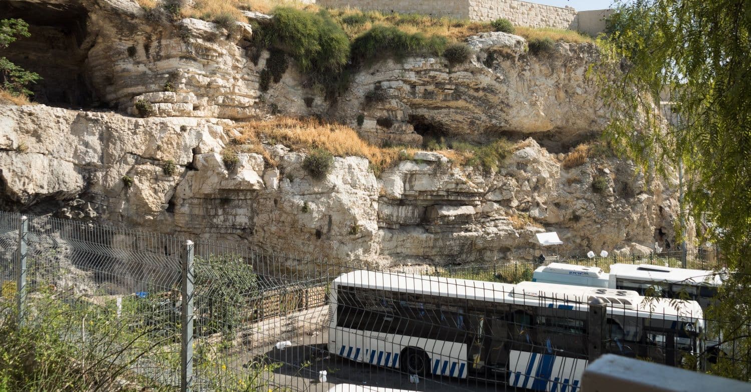 Cliffs near the Garden Tomb
